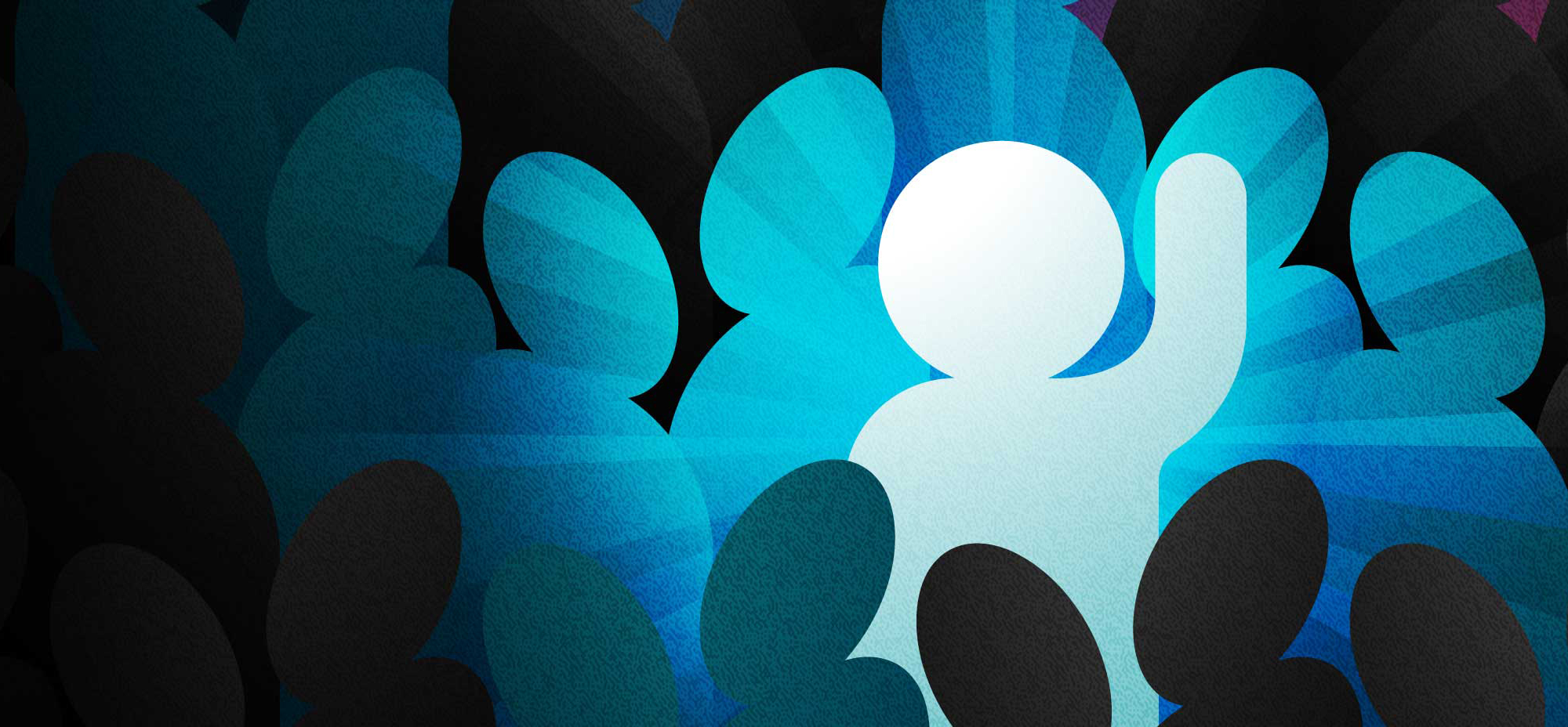 Illustration of an Ambassador raising hand