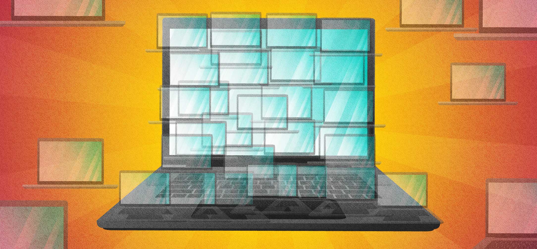 Lots of laptops becoming one