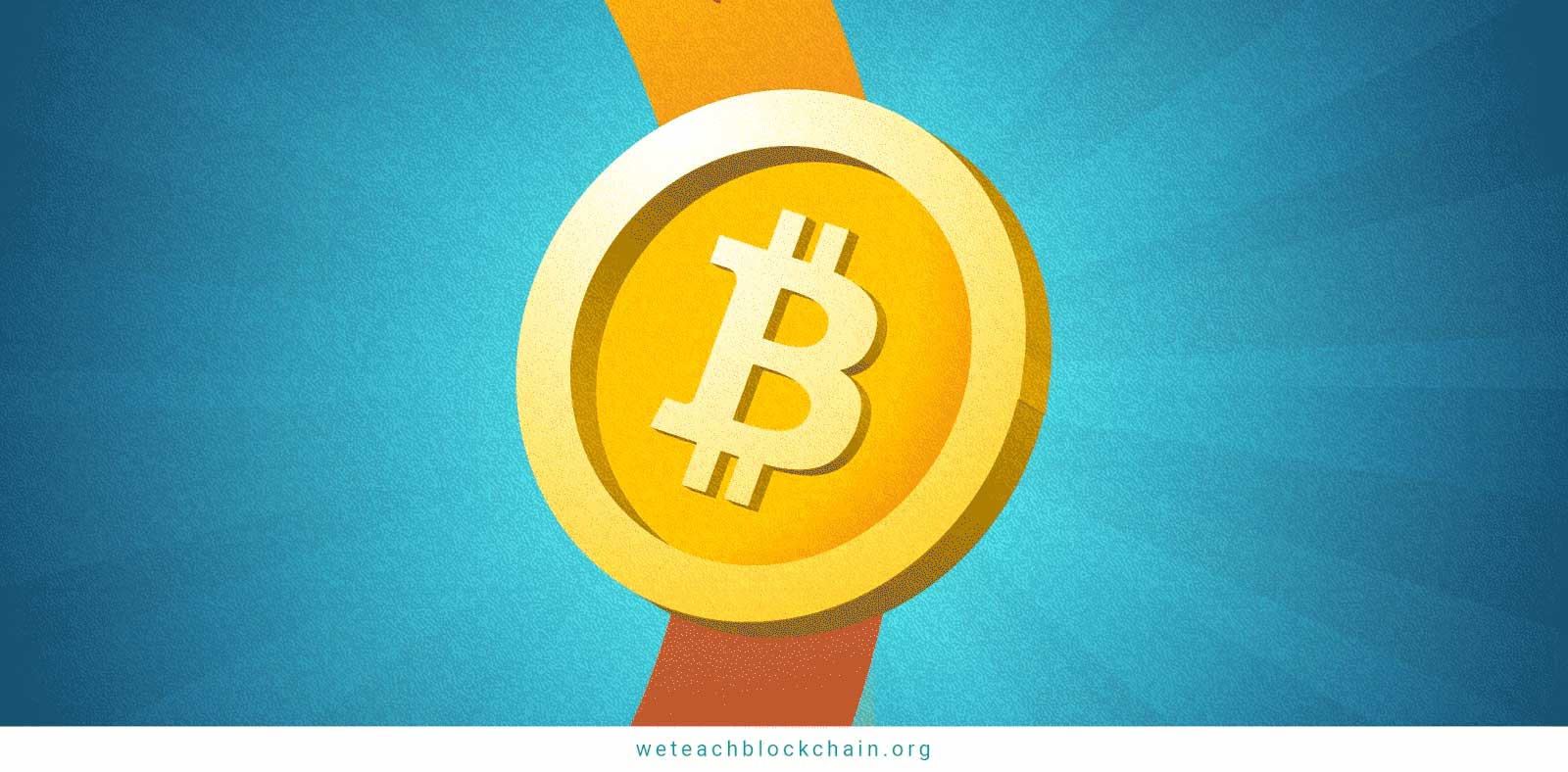 A representation of a bitcoin